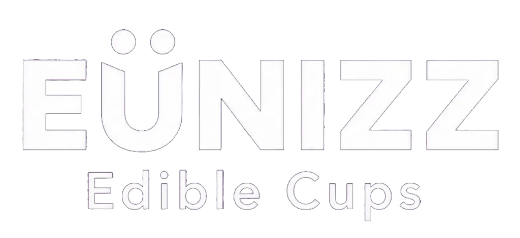 logo eunizz edible cups tazas vasos comestibles para cafe en argentina buenos aires