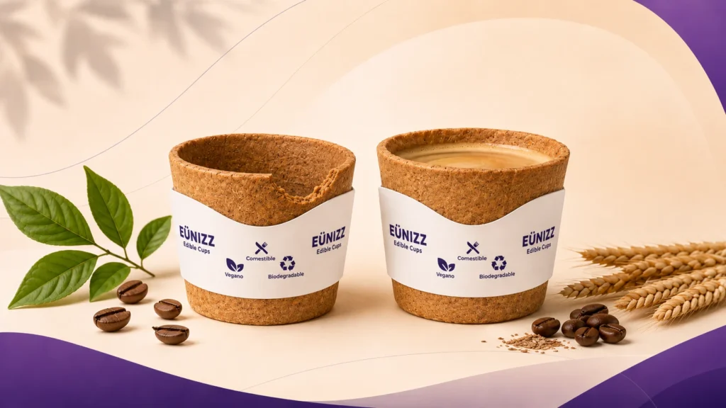 fabrica tazas vasos comestibles para café argentina eunizz edible cups buenos aires